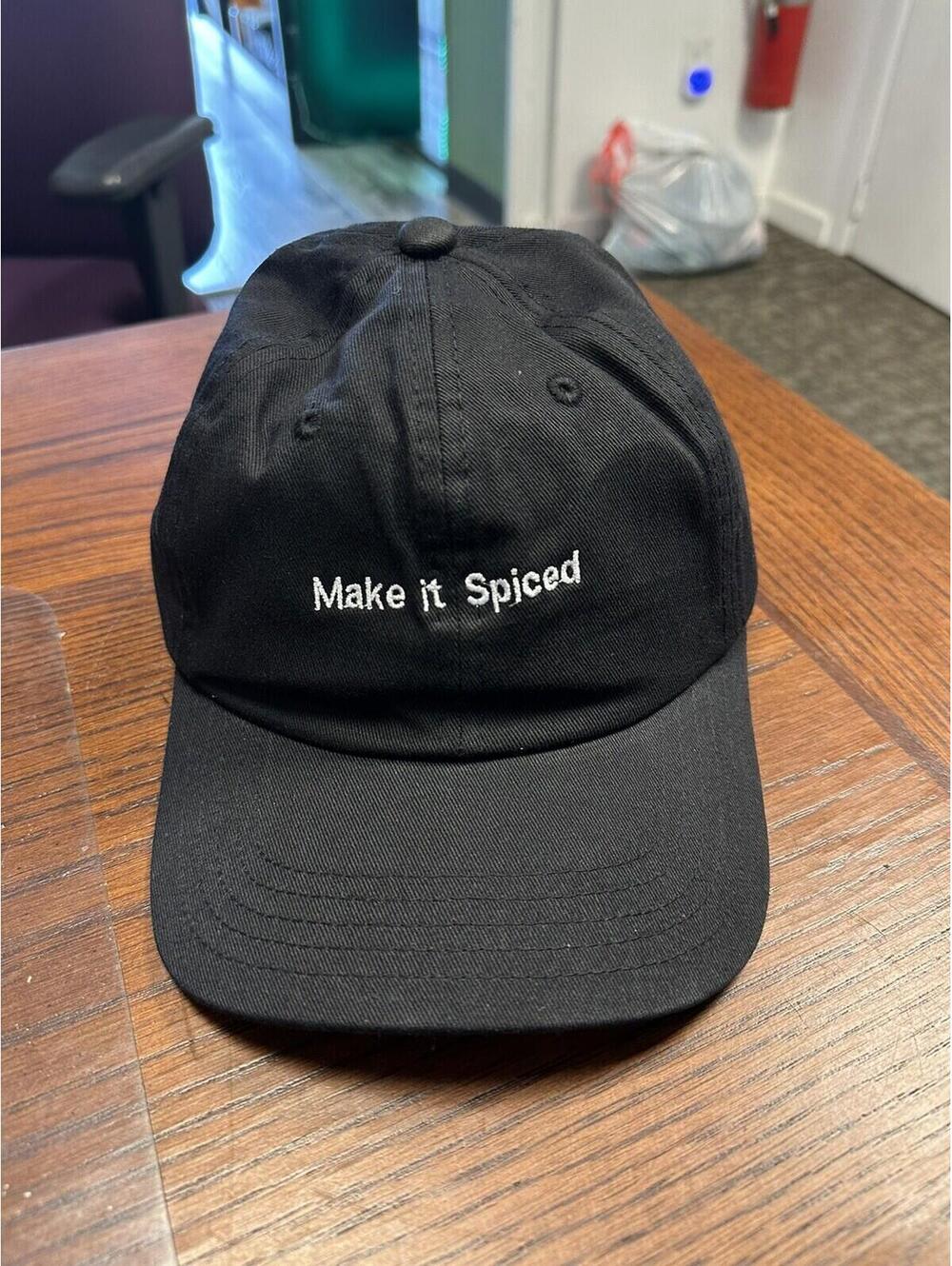 Bacardi "Make it Spiced" Black Adjustable Baseball Hat Cap